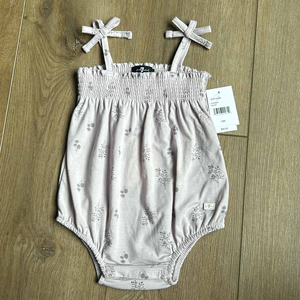 7 for all mankind lavender baby girl outfit nwt